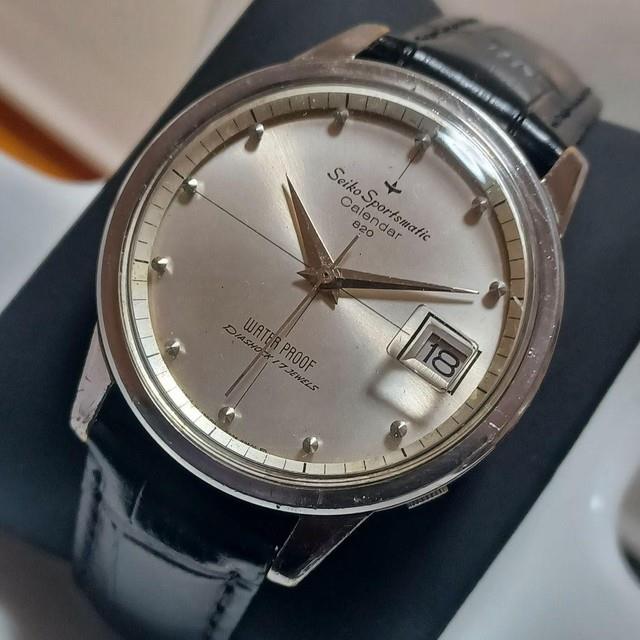 Montre Homme Seiko Sportsmatic Calendar 820 Automatique 17 Bijoux Vintage