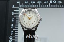 Montre Homme VintageExc+4 Pointeur ORIS Date 7478 Argent Automatique 32mm J