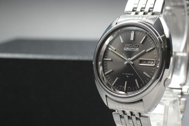 Montre Homme Vintage 1971 Seiko 5 Actus 7019-7070 Jour/date Noir 21j Automati