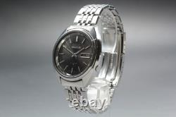 Montre Homme Vintage 1971 Seiko 5 ACTUS 7019-7070 Jour/Date Noir 21J Automati