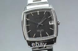 Montre Homme Vintage 1971 Seiko Lord Matic 5605-5000 56LMC Noir 25J Automatiq