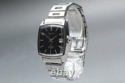 Montre Homme Vintage 1971 Seiko Lord Matic 5605-5000 56LMC Noir 25J Automatiq