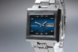 Montre Homme Vintage 1973 Exc+5 Seiko 5 Actus 6106-5530 Bleu Automatique JAPON