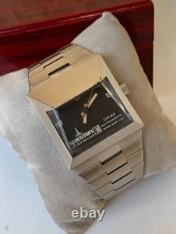 Montre Homme Vintage Années 70 Omax Spaceman Audacieuse Automatique 39mm