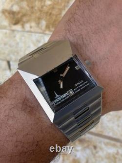 Montre Homme Vintage Années 70 Omax Spaceman Audacieuse Automatique 39mm
