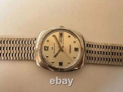 Montre Homme Vintage Jaquet Droz Tiros Subaqua Automatique 35mm Ref 11705