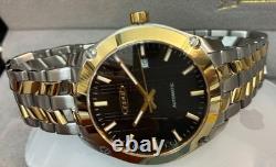 Montre Hommes ESBM Automatique Massif Inox 3Bar 42mm Classique Plancher Bi-Color