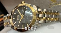 Montre Hommes ESBM Automatique Massif Inox 3Bar 42mm Classique Plancher Bi-Color