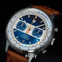 Montre LIP Rallye 42mm Chronographe Automatique Cuir Marron Montre LIP Rallye 42mm Chronographe Automatique Cuir Marron