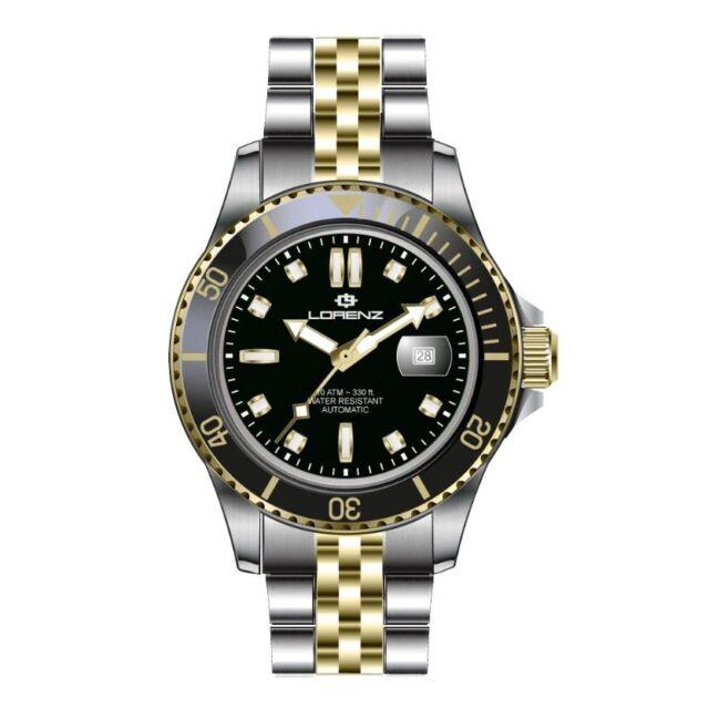 Montre Lorenz Submarine Automatique Homme Bicolore/noir 26121ff