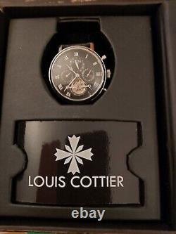 Montre LOUIS COTTIER TRADITION BRACELET PAPILLON CUIR