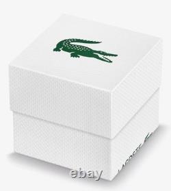 Montre Lacoste The Boston Automatique Cadran Aluminium Bracelet Cuir 40 mm