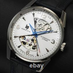 Montre Lip Himalaya Automatique Sablier 671713 pour homme, cadran blanc, 40 mm