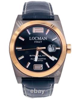 Montre Locman Stealth Automatique 205BCKK/573 42Mm Cuir Très Remisée Neuve Montre Locman Stealth Automatique 205BCKK/573 42Mm Cuir Très Remisée Neuve