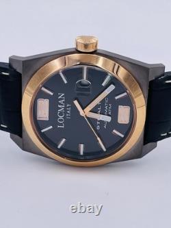 Montre Locman Stealth Automatique 205BCKK/573 42Mm Cuir Très Remisée Neuve Montre Locman Stealth Automatique 205BCKK/573 42Mm Cuir Très Remisée Neuve