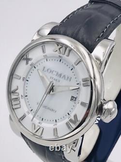 Montre Locman Toscano Automatique Ref590AMP/900 42mm Gris Bradé Neuf