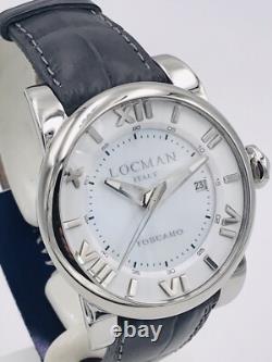 Montre Locman Toscano Automatique Ref590AMP/900 42mm Gris Bradé Neuf