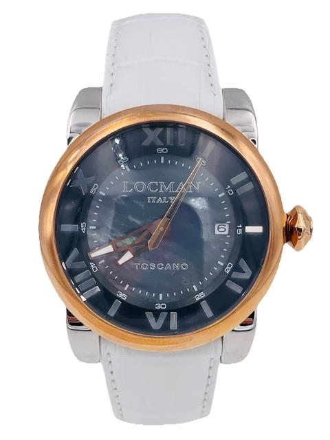 Montre Locman Toscano Automatique Ref590aokwith900 42mm Noir Scontatissimo Neuf