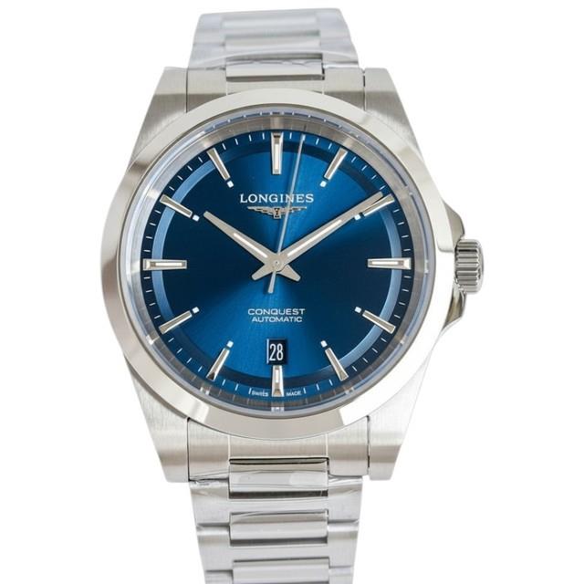 Montre Longines Conquest Automatique Pour Homme 41 Mm En Acier Inoxydable Cad