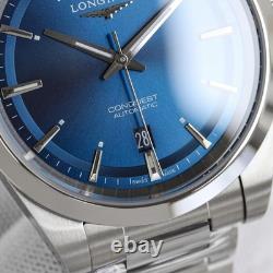 Montre Longines Conquest automatique pour homme 41 mm en acier inoxydable cad