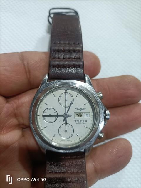 Montre Longines Homme Chronographe Automatique A R&eacute;parer Ou Pour Pi&egrave;ces