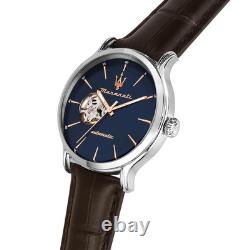 Montre MASERATI Homme Époque Automatique Marron/Bleu R8821118010