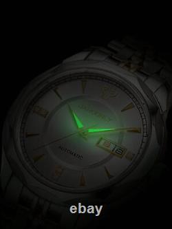 Montre Mécanique Automatique Luxe JARDURLY Homme Diamant Aiguilles Luminescentes