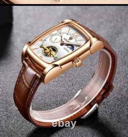 Montre Mécanique Luxe Automatique Homme Squelette Classique D'Affaire Classe Montre Mécanique Luxe Automatique Homme Squelette Classique D'Affaire Classe