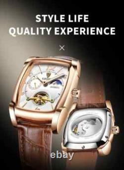 Montre Mécanique Luxe Automatique Homme Squelette Classique D'Affaire Classe Montre Mécanique Luxe Automatique Homme Squelette Classique D'Affaire Classe