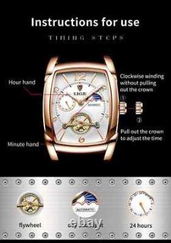 Montre Mécanique Luxe Automatique Homme Squelette Classique D'Affaire Classe Montre Mécanique Luxe Automatique Homme Squelette Classique D'Affaire Classe