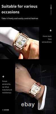 Montre Mécanique Luxe Automatique Homme Squelette Classique D'Affaire Classe Montre Mécanique Luxe Automatique Homme Squelette Classique D'Affaire Classe