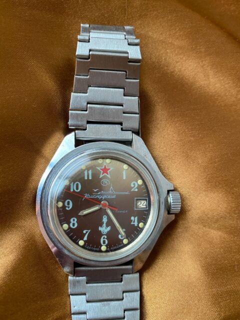 Montre Militaire Russe Sous Marin Date Bracelet Homme Automatique Ok