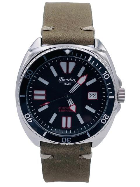 Montre Mondia Automatique Seknh35 Style Vintage Mi788kv/429 Tr&egrave;s Remis&eacute;e Neuve