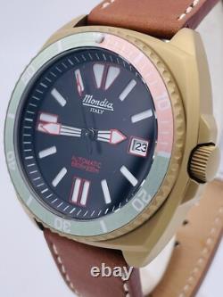 Montre Mondia Automatique SeikNH35 Style Vintage MI788BZM/429 Très Remisée NEUF