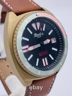 Montre Mondia Automatique SeikNH35 Style Vintage MI788BZM/429 Très Remisée NEUF