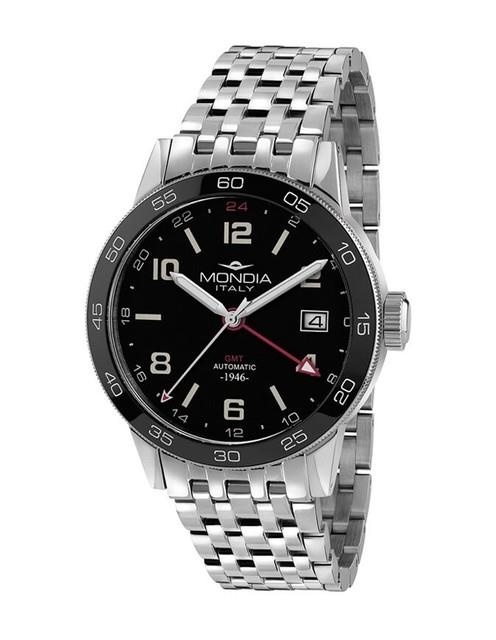 Montre Mondia Heritage Mi-823-ss-bk-cm Automatique Gmt