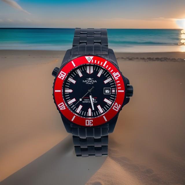 Montre Mondia Intrepido Automatique Sub 300m Mi725kr/475 &Agrave; Prix R&eacute;duit Neuve