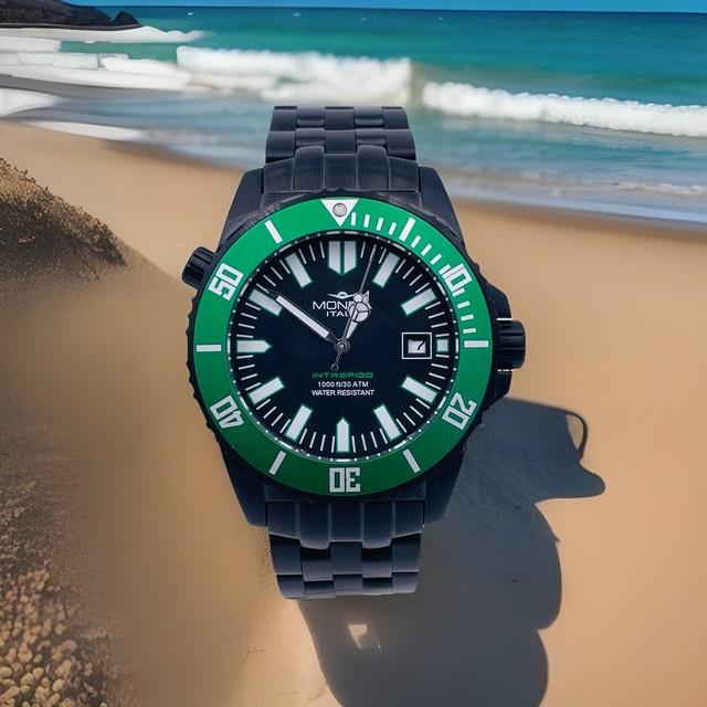 Montre Mondia Intrepido Automatique Sub 300m Mi725kv/475 Tr&egrave;s Remis&eacute;e Neuve