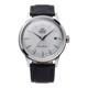 Montre Orient Ra-ac0m03s Homme Automatique Acier Bracelet Cuir Cadran Blanc Neuf