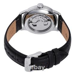 Montre ORIENT RA-AC0M03S Homme Automatique Acier Bracelet Cuir Cadran Blanc Neuf