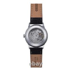 Montre ORIENT RA-AC0M03S Homme Automatique Acier Bracelet Cuir Cadran Blanc Neuf
