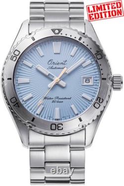 Montre ORIENT RA-AC0Q12L pour Homme Bleu clair en Acier