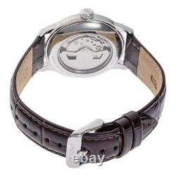 Montre ORIENT RA-AP0105Y Homme Automatique Acier Bracelet Cuir Cadran Beige Neuf
