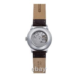 Montre ORIENT RA-AP0105Y Homme Automatique Acier Bracelet Cuir Cadran Beige Neuf
