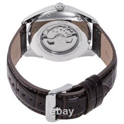 Montre ORIENT RA-BA0005S Homme Automatique Acier Bracelet Cuir Cadran Gris Neuf
