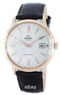 Montre Orient Bambino Blanc Automatique Habillé Bracelet Cuir FAC00002W0 Homme