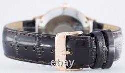 Montre Orient Bambino Blanc Automatique Habillé Bracelet Cuir FAC00002W0 Homme