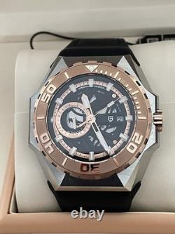 Montre Pagani Design Acier Gold Rare Mouvement Japonais NH39 Neuve Écrin Luxe