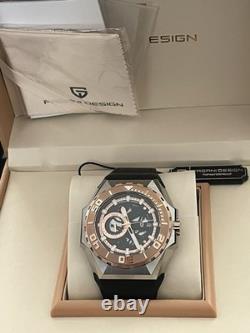 Montre Pagani Design Acier Gold Rare Mouvement Japonais NH39 Neuve Écrin Luxe