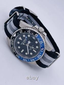 Montre Paul Vermot GMT Automatique Céramique PV2116BLKTE/540 Très Remisée Neuve